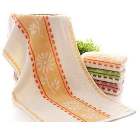 高陽(yáng)純棉毛巾廠家直銷 弱捻菊花提花100g勞保毛巾的日用價(jià)值